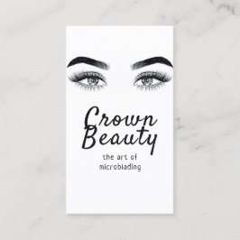 Modernes Mikroblading , Augenbrauen, bleibendes Ma Visitenkarte