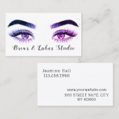 Modernes Mikroblading , Augenbrauen, bleibendes Ma Visitenkarte (Vorne/Hinten)