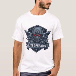 Modernes Militär-Patch-Gamer-T-Shirt T-Shirt