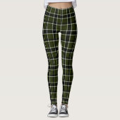Modernes Militärmodell Tartan Muster Leggings (Vorderseite)
