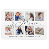 Modernes Mimi Script | Entenkinder - FotoCollage Magnet (Horizontal)