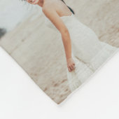 Modernes Mindest-Multi-Foto-Script-Mama-Geschenk Fleecedecke (Ecke)