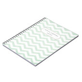 Modernes Mini Green Notebook Notizblock (Linke Seite)