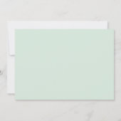 Modernes Mini- und Schwarzes Script-Brautparty Einladung (Rückseite)