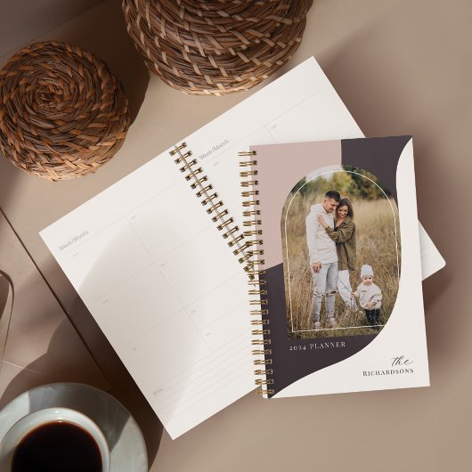 Modernes Minimal Abstrakt Arch Family Foto Stilvol Planer