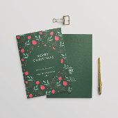 Modernes Minimal Bauble Muster Weihnachten