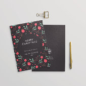 Modernes Minimal Bauble Muster Weihnachten