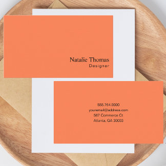 Modernes Minimal Bold & Trendy Beruflich Visitenkarte