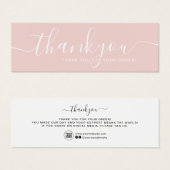 Modernes Minimal Business Vielen Dank für die Best (Vorne & Hinten)