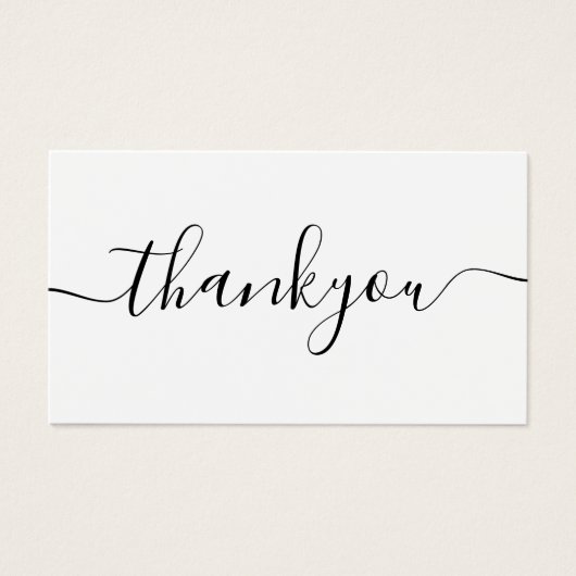 Modernes Minimal Business Vielen Dank für die Best (Vorderseite)