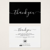 Modernes Minimal Business Vielen Dank für die Best (Vorne & Hinten)