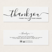 Modernes Minimal Business Vielen Dank für die Best (Vorne & Hinten)