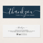 Modernes Minimal Business Vielen Dank für die Best (Vorne & Hinten)