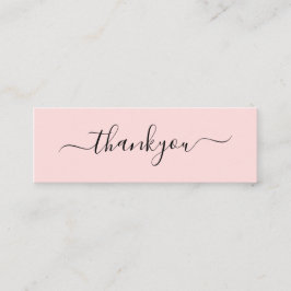 Modernes Minimal Business Vielen Dank für die Best Mini Visitenkarte