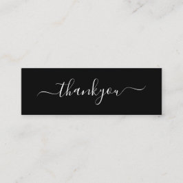 Modernes Minimal Business Vielen Dank für die Best Telefonnummerkarte