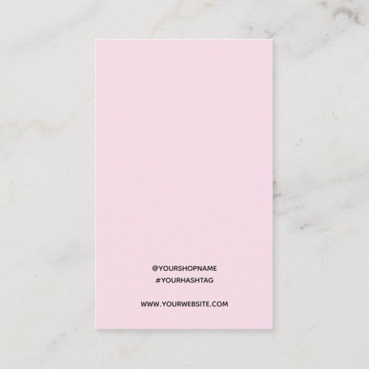 Modernes Minimal Business Vielen Dank für die Best Visitenkarte (Rückseite)