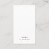 Modernes Minimal Business Vielen Dank für die Best Visitenkarte (Rückseite)