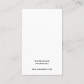 Modernes Minimal Business Vielen Dank für die Best Visitenkarte (Rückseite)