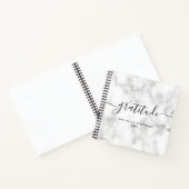 Modernes Minimal Calligrafy Chic Dankesblatt Notizblock (Innenseite)