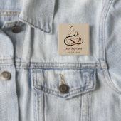 Modernes Minimal Coffee Shop beruflich Button (Beispiel)
