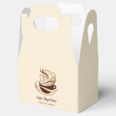 Modernes Minimal Coffee Shop beruflich Geschenkschachtel (Geöffnet)