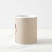 Modernes Minimal Coffee Shop beruflich Kaffeetasse (Mittel)