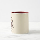 Modernes Minimal Coffee Shop beruflich Tasse (Zentrum)
