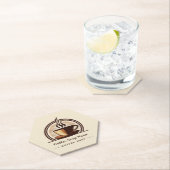 Modernes Minimal Coffee Shop beruflich Untersetzer (Vor Ort)
