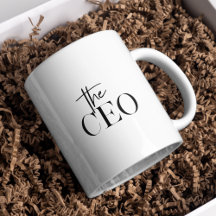 Modernes Minimal Der CEO Black