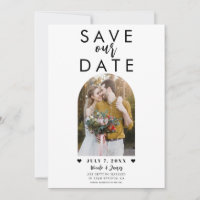 Modernes Minimal Dome Foto Hochzeit speichern das