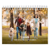 Modernes Minimal Ein Foto pro Monat Kalender (Titelbild)