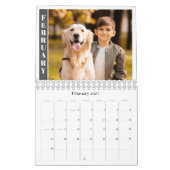 Modernes Minimal Ein Foto pro Monat Kalender (Feb 2027)