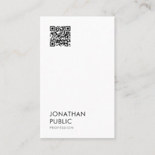 Modernes Minimal Einfaches Elegantes Berufliches O Visitenkarte