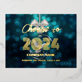 Modernes Minimal Elegant schreit zu Folien Feiertagspostkarte