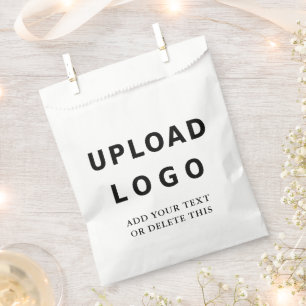 Modernes Minimal Elegantes Personalisiertes Firmen Geschenktütchen