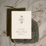 Modernes Minimal Elegantes Script Boho Save the Da Einladung<br><div class="desc">Save the Date im Stil mit Diese moderne, Minimalistische und elegante Script Boho Card Diese atemberaubende Save the Date Karte verfügt über einen klaren Boho Hintergrund, der es der schönen Schrift Typografie ermöglicht, die Bühne im Zentrum zu nehmen. Die minimalistische Ästhetik schafft einen zeitlosen und raffinierten Look, perfekt für eine...</div>