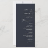 Modernes Minimal elegantes Script Chic Hochzeitspr (Vorderseite)