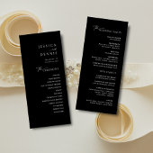 Modernes Minimal elegantes Script Chic Hochzeitspr