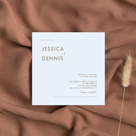 Modernes Minimal Elegantes Script Einladung