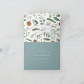 Modernes Minimal-Foto Weihnachten Weihnachtsgesche (Innenseite)