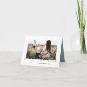 Modernes Minimal-Foto Weihnachten Weihnachtsgesche (Vorderseite)