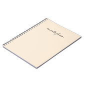 Modernes Minimal Hinzufügen eines Monogramms für v Notizblock (Linke Seite)