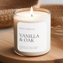 Modernes Minimal-Kerzensiegel