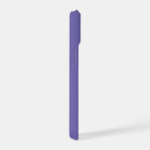 Modernes Minimal Lila Monogramm iPhone 15 Hülle (Rechte Seite)