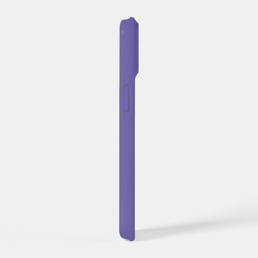 Modernes Minimal Lila Monogramm iPhone 15 Hülle (Rechte Seite)