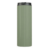 Modernes Minimal-Logo für Unternehmen mit grünem U Thermosbecher (Rückseite)