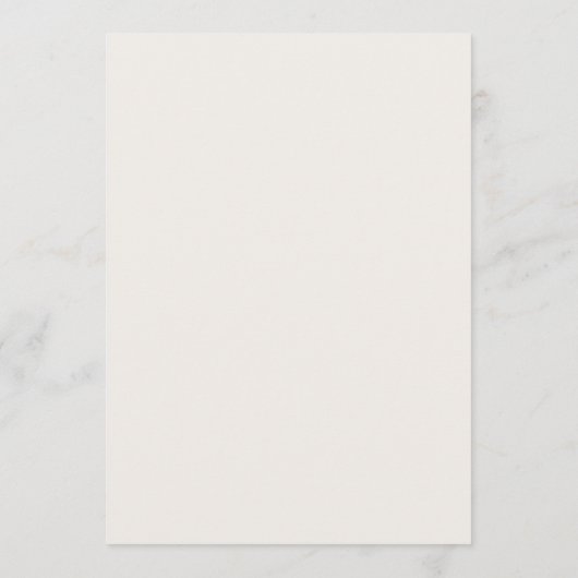 Modernes Minimal Monogramm Hochzeitsprogramm Programm (Rückseite)
