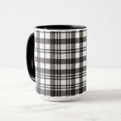Modernes Minimal Muster Tasse (Vorderseite Links)