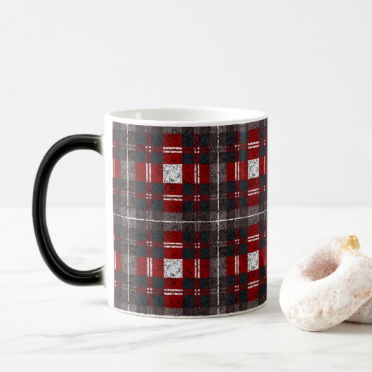 Modernes Minimal Muster Verwandlungstasse (Mit Donut)