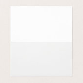 Modernes Minimal Orange Beruflich Visitenkarten (Innenseite Aufgefaltet)